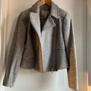 Banana Republic moto gray jacket